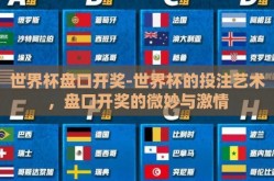 世界杯盘口开奖-世界杯的投注艺术，盘口开奖的微妙与激情